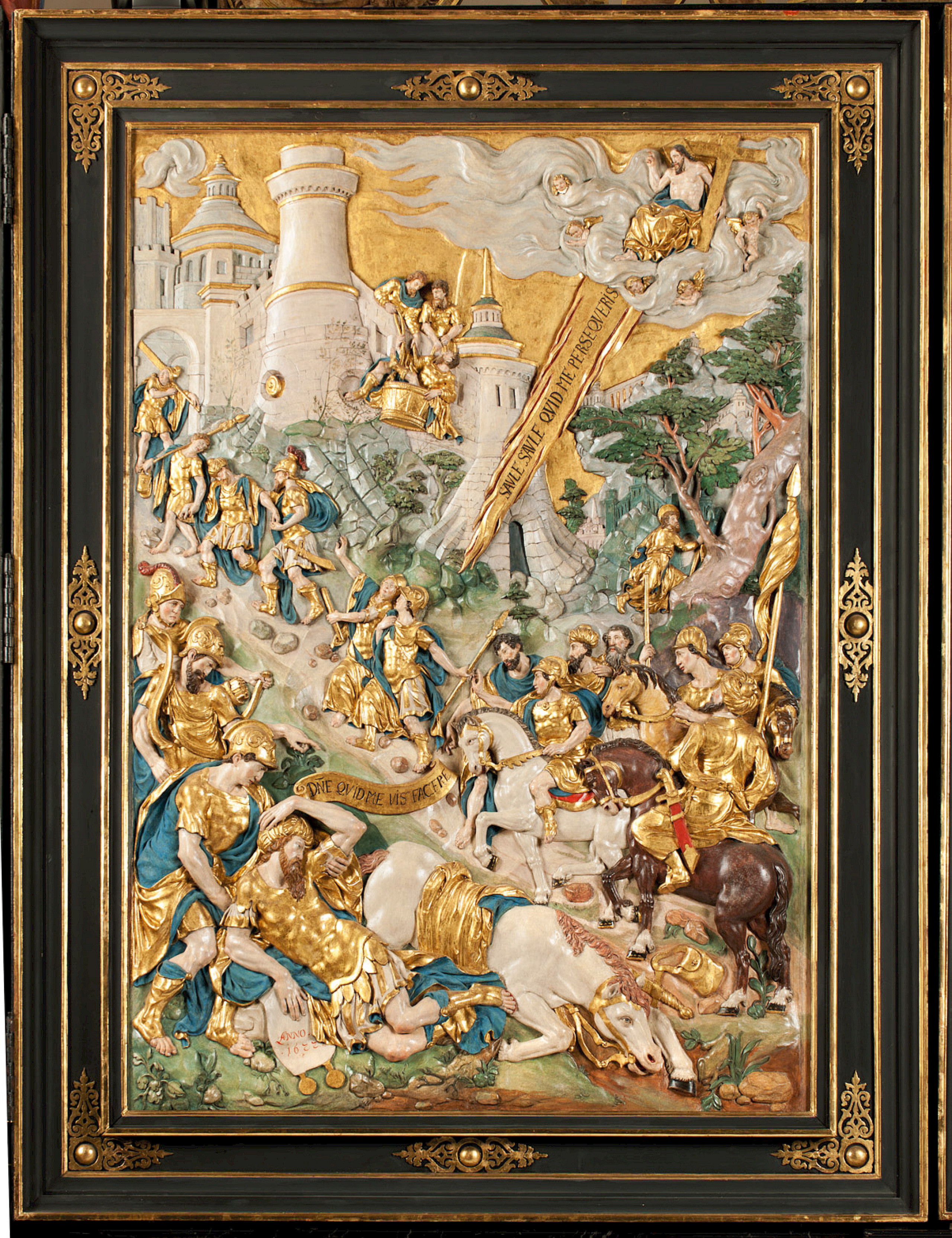 STURZ DES PAULUS VOR DAMASKUS, Linker, innerer Altarflügel ehem. Hochaltars Gerhard Gröninger | Münster, 1619–1622, Münster, St.-Paulus-Dom, Inv.-Nr. Do.Al.2, Foto: Stephan Kube, D-48268 Greven