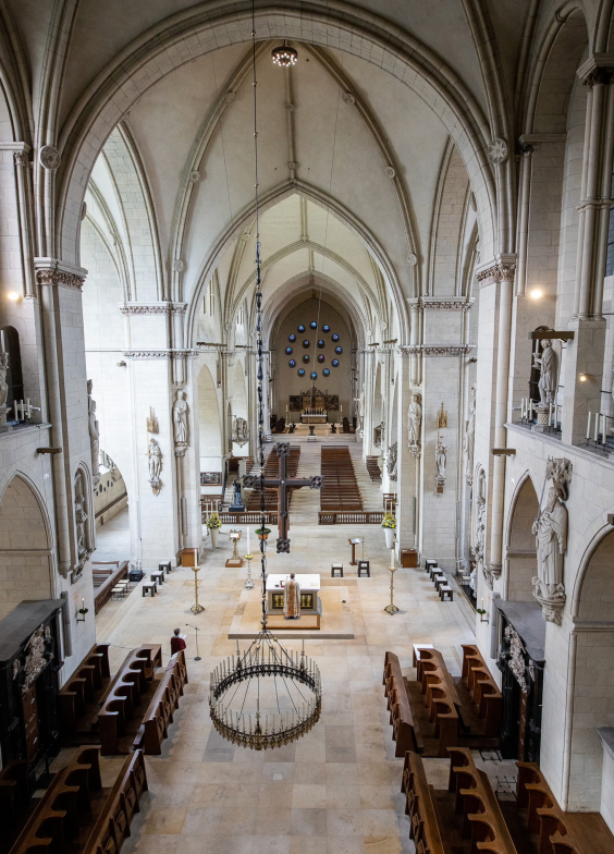 Interior view of St. Paul's Cathedral in Münster: © Diocese of Münster (BM44922) 2026, photo: Achim Pohl